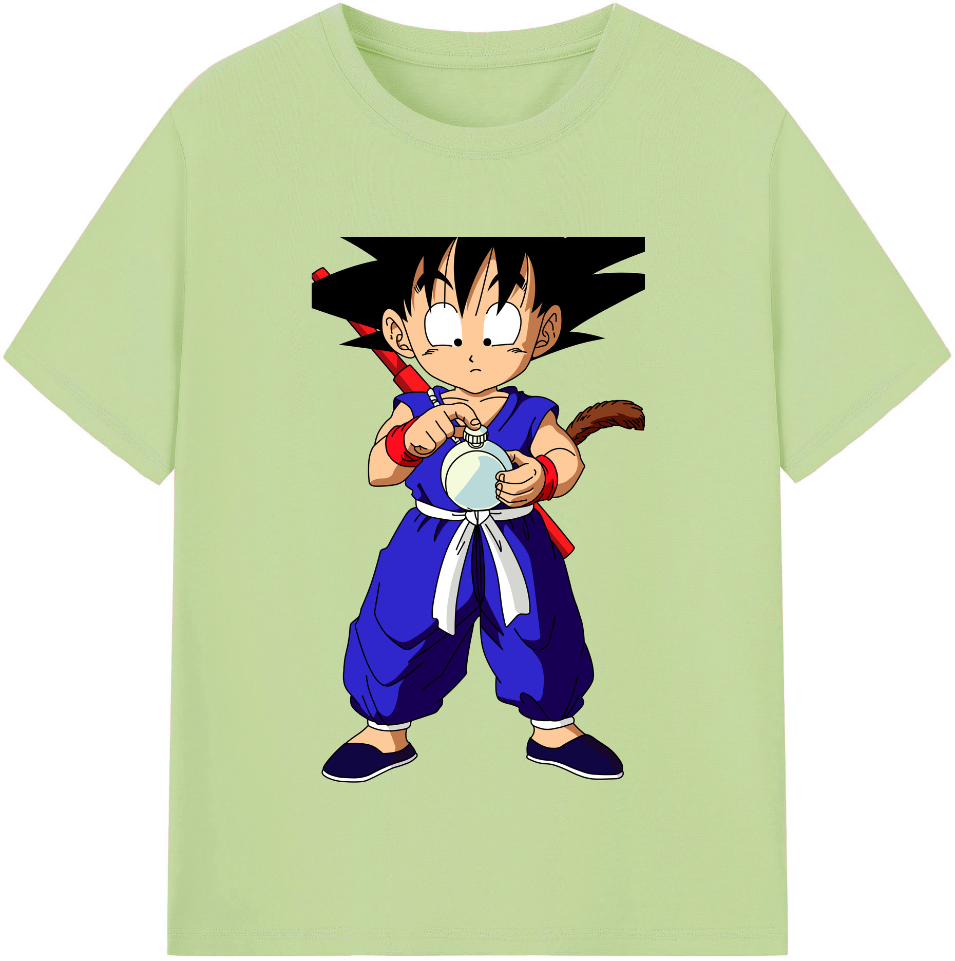 （画像用） ドラゴンボール 孫悟空（そん ごくう）Son Goku カカロット DRAGON BALL Kakarotto 綿100％半袖Tシャツ（フロントプリント）